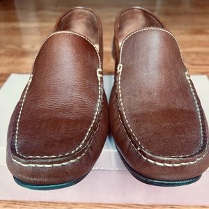 14th & Union Size 9.5 M Mens Brown Leather Slip On Loafers